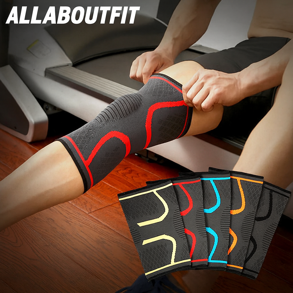 1PCS Fitness Running Cycling Knee Support Braces Elastic Nylon Sport Compression Knee Pad Sleeve for Basketball Volleyball